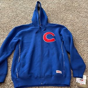 Cubs Sherpa lined hoodie NWT sz M